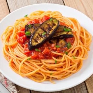 Auberginen Pasta