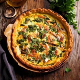 Bärlauch-Pilz-Tarte