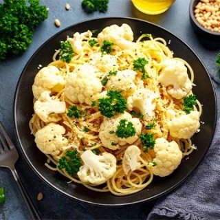 Blumenkohl-Pasta Aglio e oilo