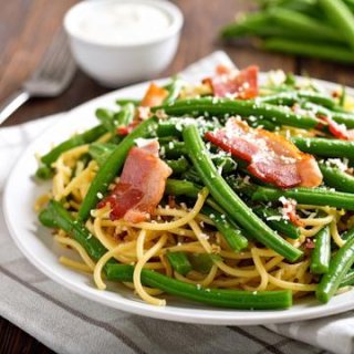 Bohnen-Carbonara