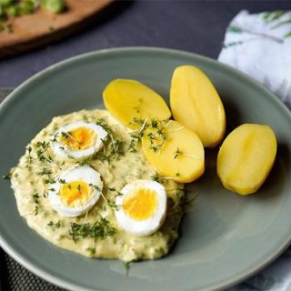Eier in Senf-Sahne
