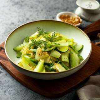 Fenchel-Gurken-Pfanne