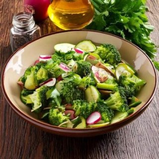 Frühlingssalat mit Bärlauch-Vinaigrette