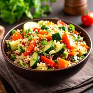 Gemüse-Quinoa-Bowl