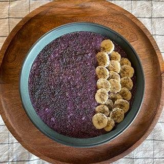 Heidelbeer-Grießcreme