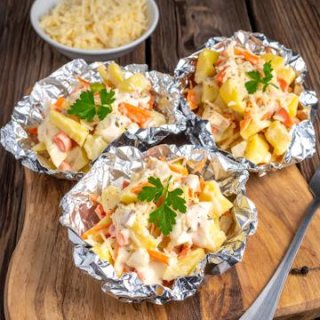 Kartoffelsalat vom Grill