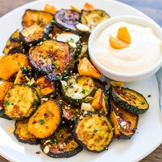 Ofengemüse mit Aprikosen-Creme