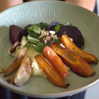 Ofengemüse mit Kartoffel Püree