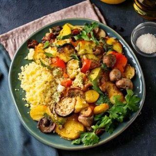 Ofengemüse mit Couscous
