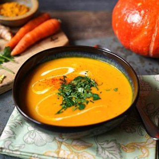 Kürbissuppe asiatisch