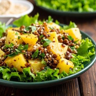 Endivien-Linsen Salat