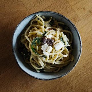 Spaghetti mit Rucola