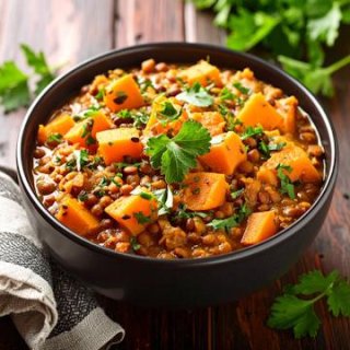 Süßkartoffel-Linsen-Dal