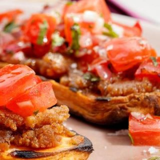 Süßkartoffel-Toast vom Grill