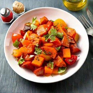 Süßkartoffel-Tomaten-Salat