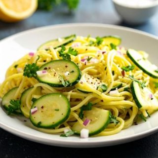 Zucchinipasta al Limone