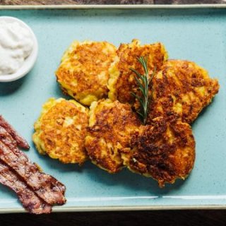 Karoffel-Blumenkohl-Fritters