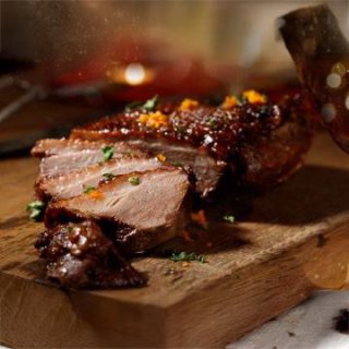 Gänsebrust mit Schwarzwurzeln