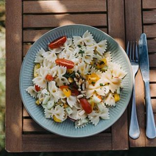 Leicht sommerlicher Pasta-Salat