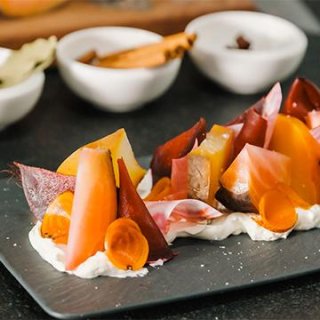 Rüben-Variation auf Labneh