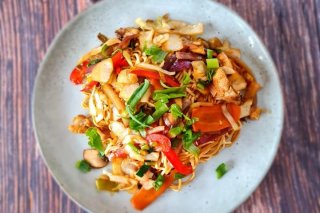 Bratnudeln mit Gemüse