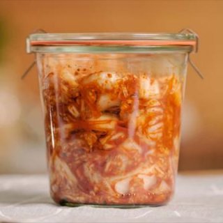 Traditioneller Chinakohl Kimchi