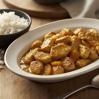 Danielas - Putengeschnetzeltes mit Pfirsichsauce