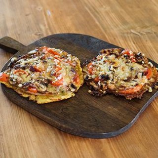 Kartoffelpuffer „Pizza Art“