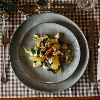 Veganer Chicoree-Orangen-Salat