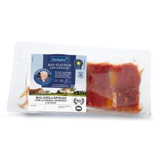 Grillspieße Schwein gewürzt 2 Stück