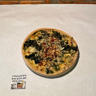 Spinat-Gorgonzola-Quiche (Backtag zu Dienstag, Donnertstag - Freitag)