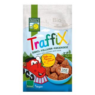 Dinkel-Vollkorn-Kakaokekse "Traffix"