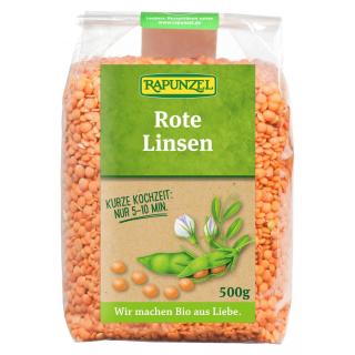 Linsen, rot