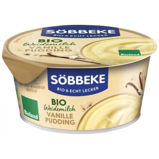 Vanillepudding, Becher