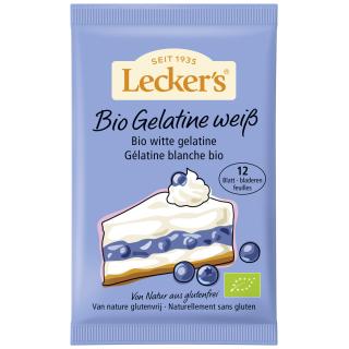Blatt Gelatine, weiß