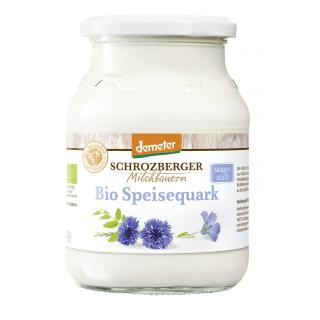 Speisequark mager, Glas