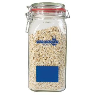 Haferflocken im Glas