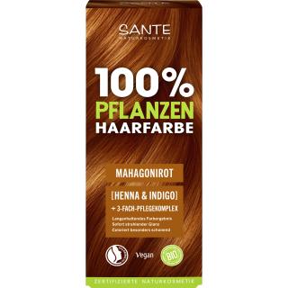 Pflanzen Haarfarbe Pulver 07 Mahagonirot