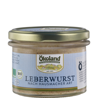Leberwurst Hausmacher Art Glas