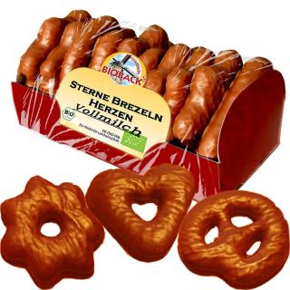 Lebkuchen Sterne, Brezeln, Herzen Vollmilch