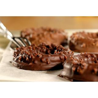 Nougat-Buttercremering Zartbitter (4 Stück)