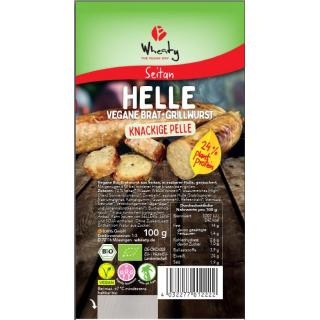 Vegane Helle Bratwurst knackige Pelle (2 Stück)