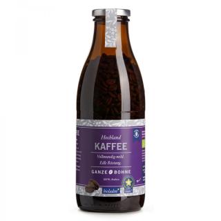 Hochlandkaffee ganze Bohne im Pfandglas