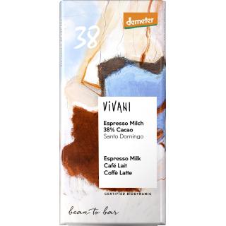 Espresso Milch 38 % Cacao