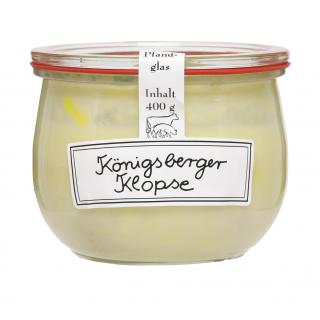 Königsberger Klopse in Sauce im Weck-Glas
