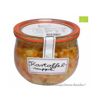 Kartoffelsuppe im Weck-Glas
