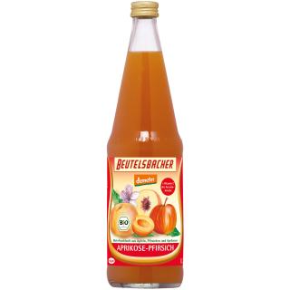 Aprikose-Pfirsich Saft