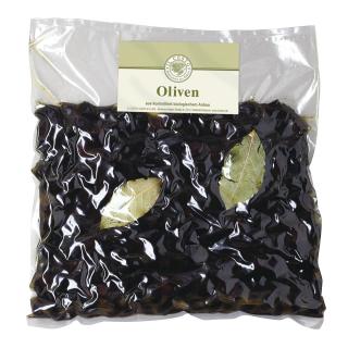 Oliven Schwarz getrocknet (Großgebinde)