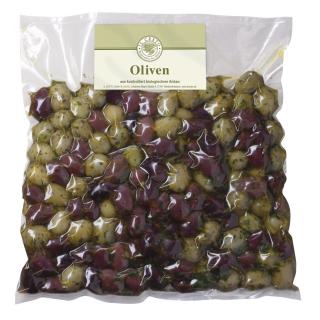 Oliven Mix mit Stein (Großgebinde)