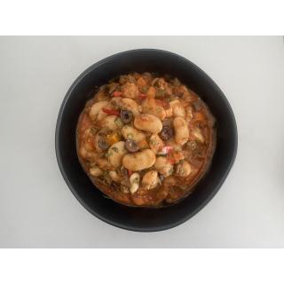 Riesenbohnensalat mit Oliven (Großgebinde)